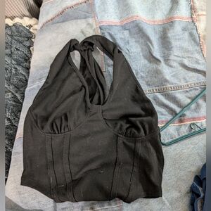 Black Women's Halter Top